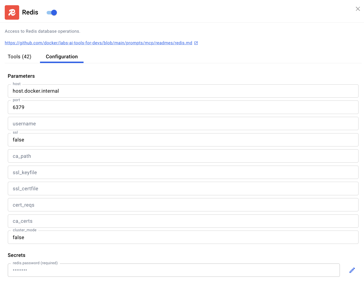 - image1 1 Redis MCP Server configuration