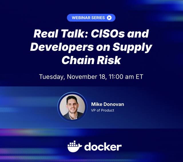 Events webinar CISOs Developers Supply Chain Risk