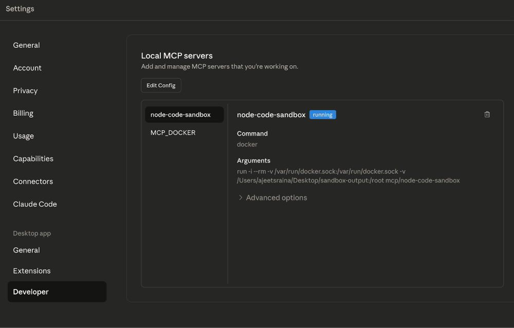 - local mcp server local mcp server