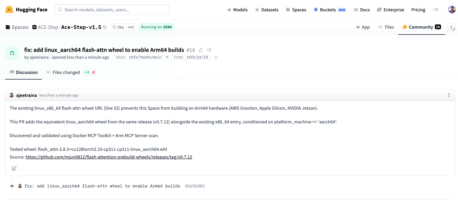 PR #14 on Hugging Face - Ready to merge