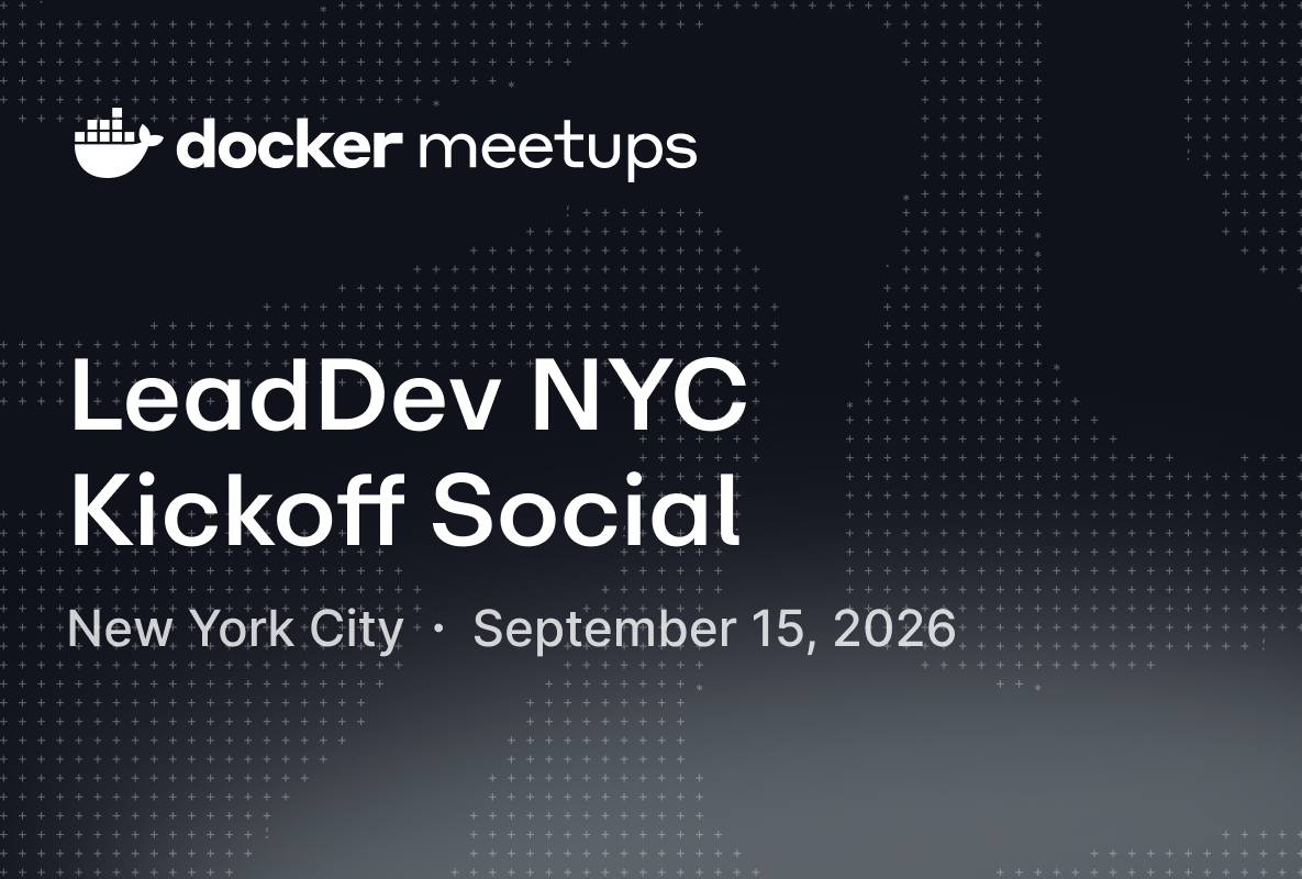 2026 09 15 Meetup LeadDev NYC