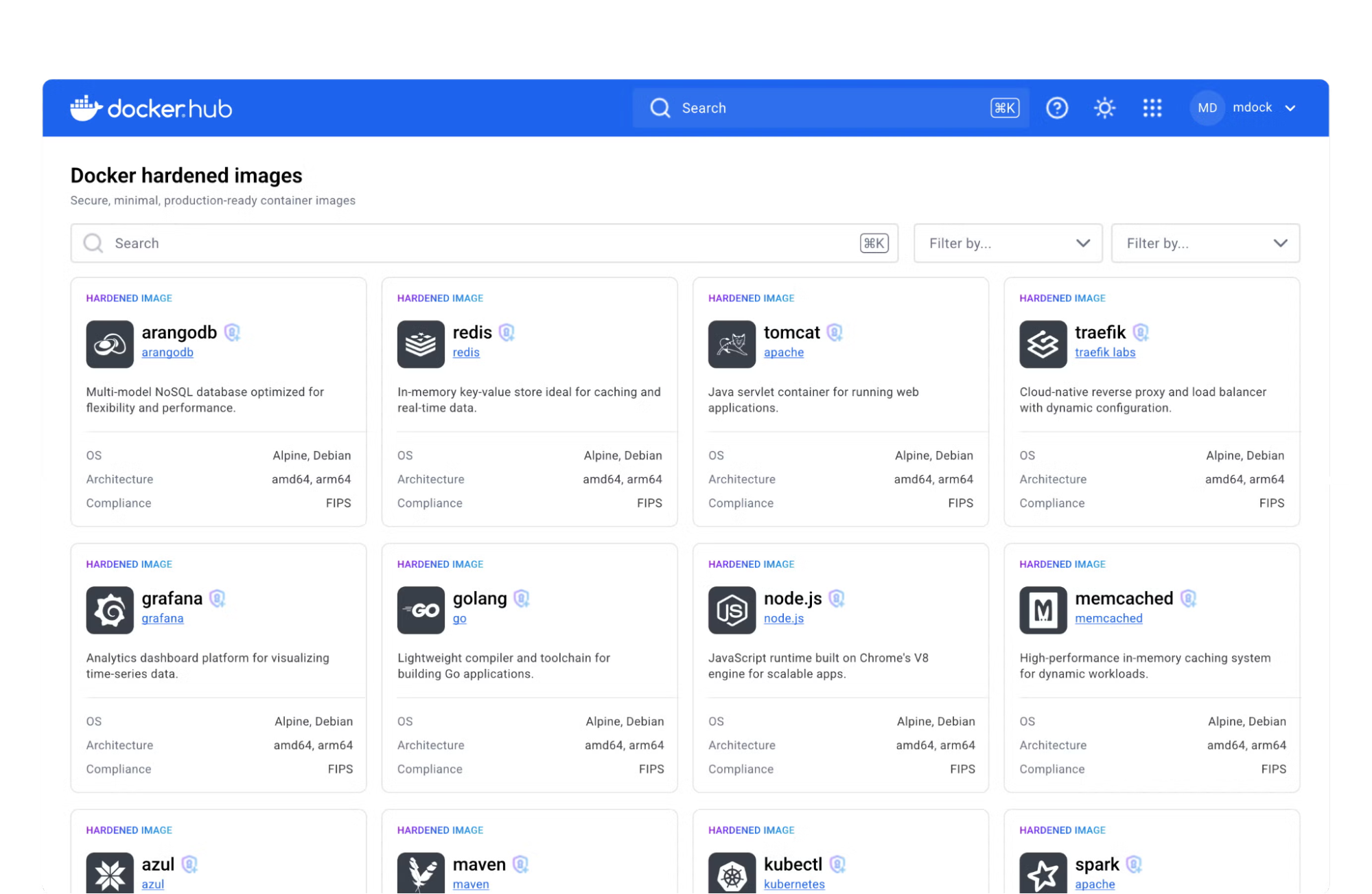 Docker Hardened Images report