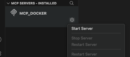 VS Codeの下でMCPサーバーを起動する