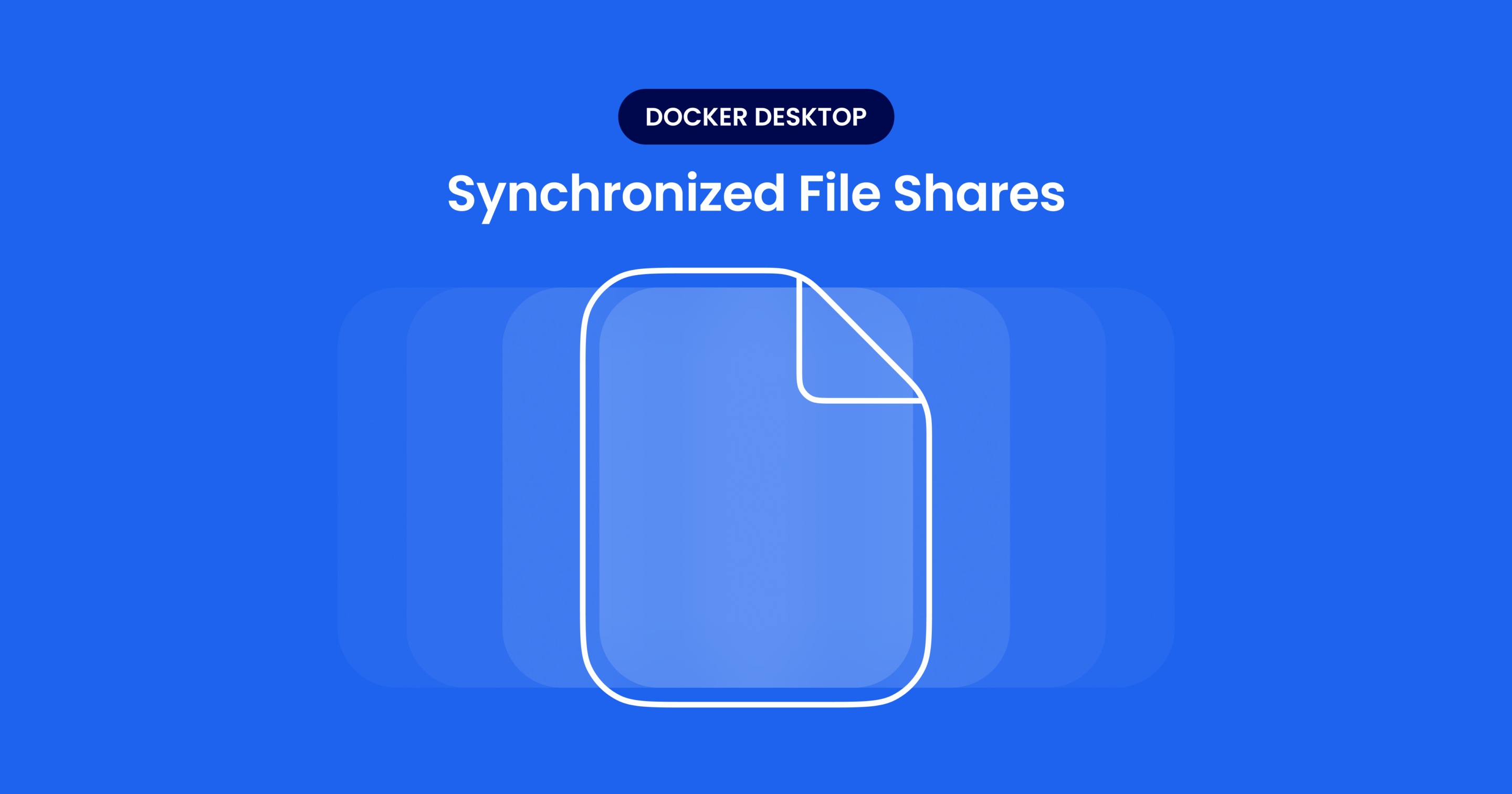 「 2-10x Faster File Operation Faster with Synchronized File Shares in Docker Desktop」を参照してください。