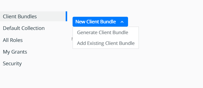 Docker new client bundle