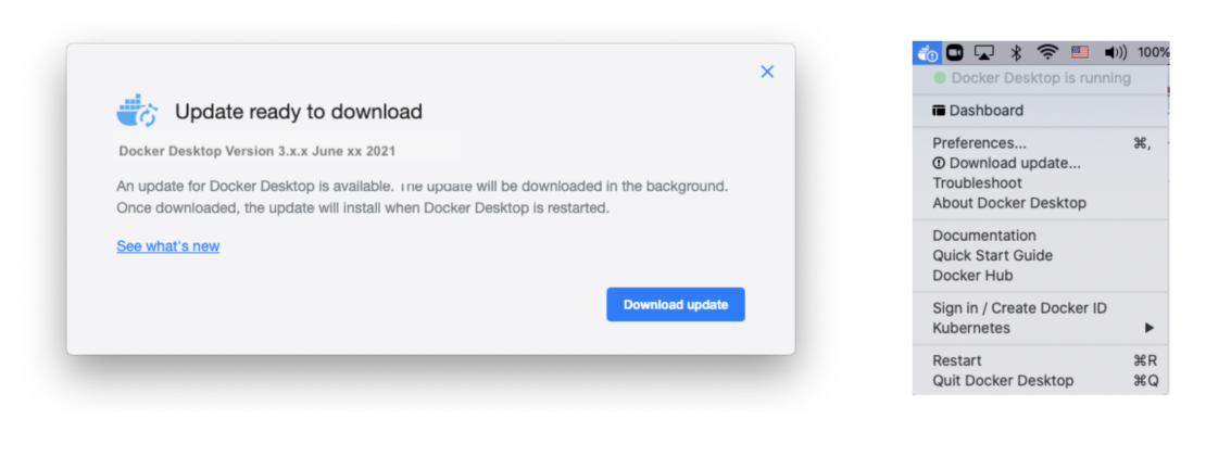 Docker desktop update 1