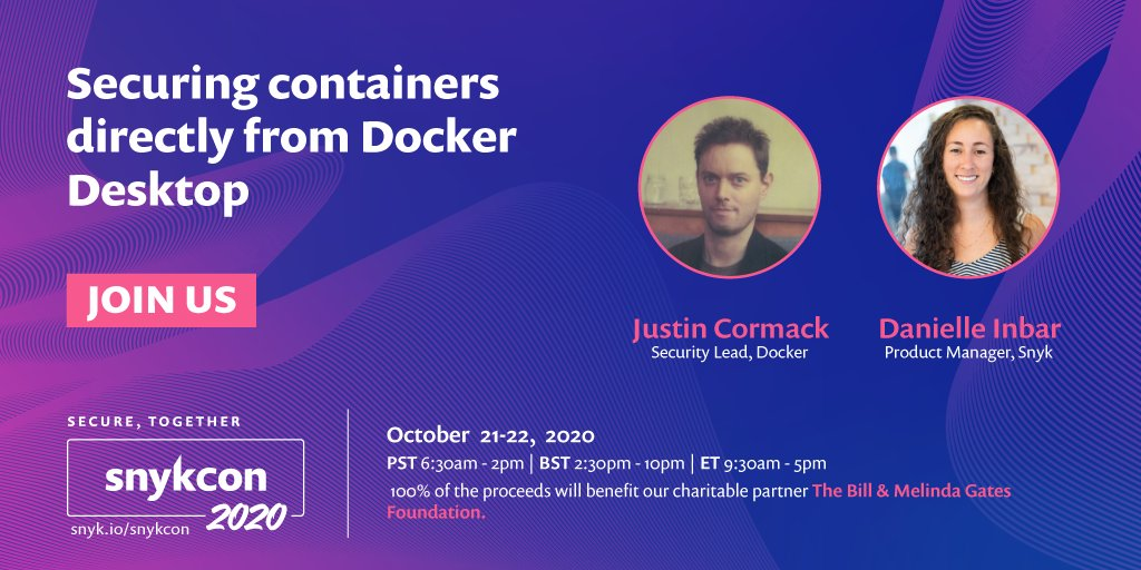Docker at snykcon 2020 2