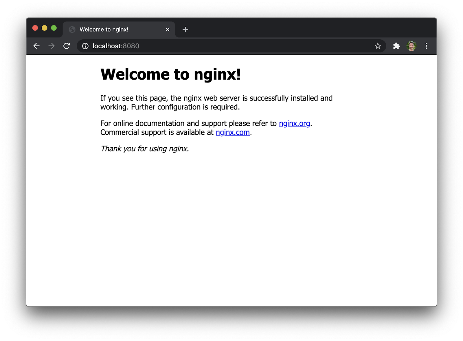 Official nginx docker 3