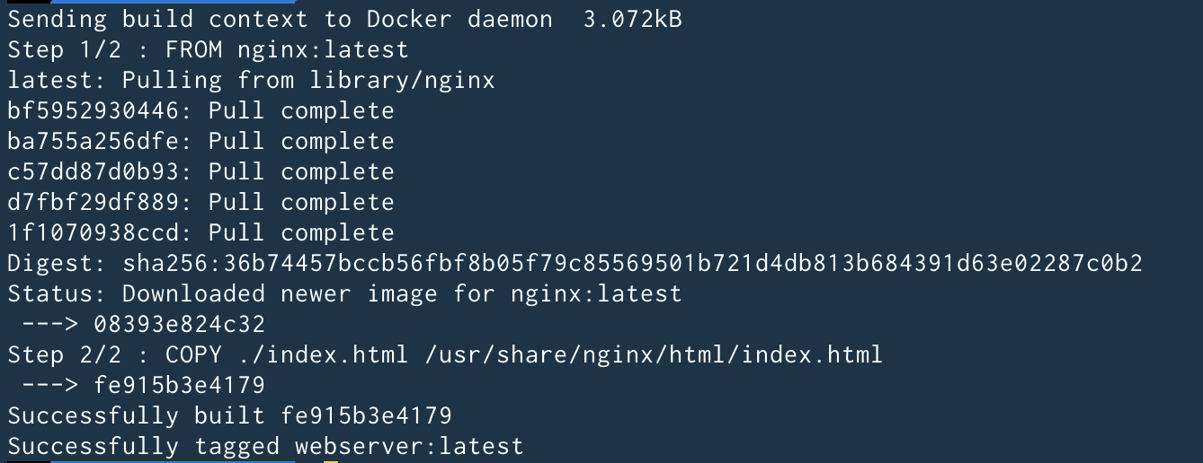 Official nginx docker 5